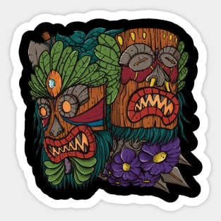 Tiki tiki Sticker